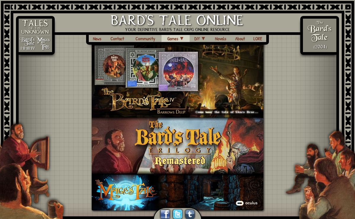 Bard's Tale Online: The definitive classic Bard's Tale CRPG community resource