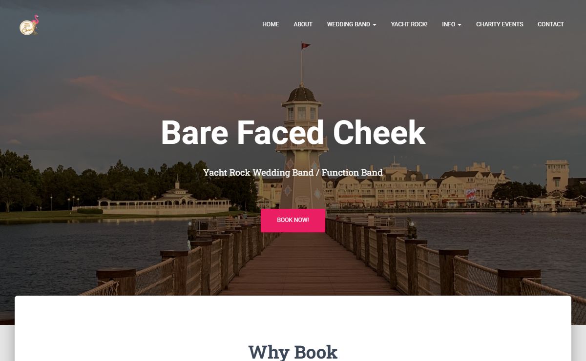 Bare Faced Cheek - Yacht Rock Wedding Band - Leeds West Yorkshire