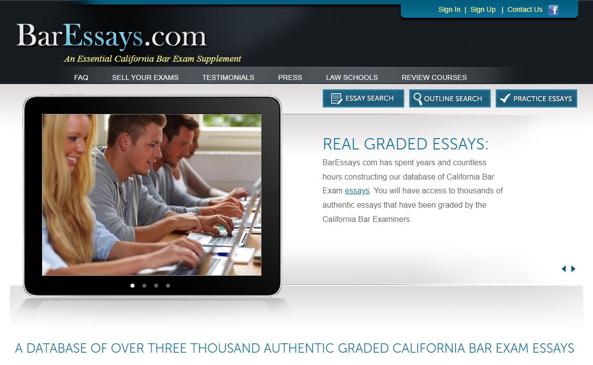California Bar Exam Essays | BarEssays.com