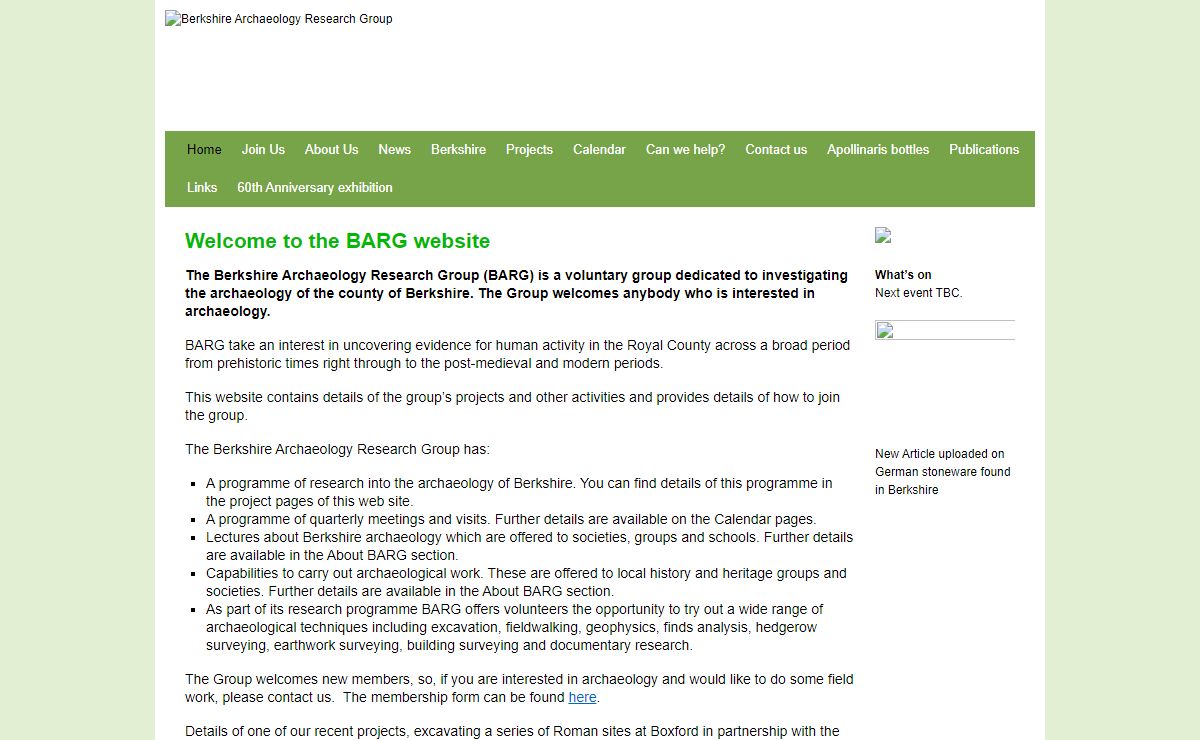 Berkshire Archaeology Research Group