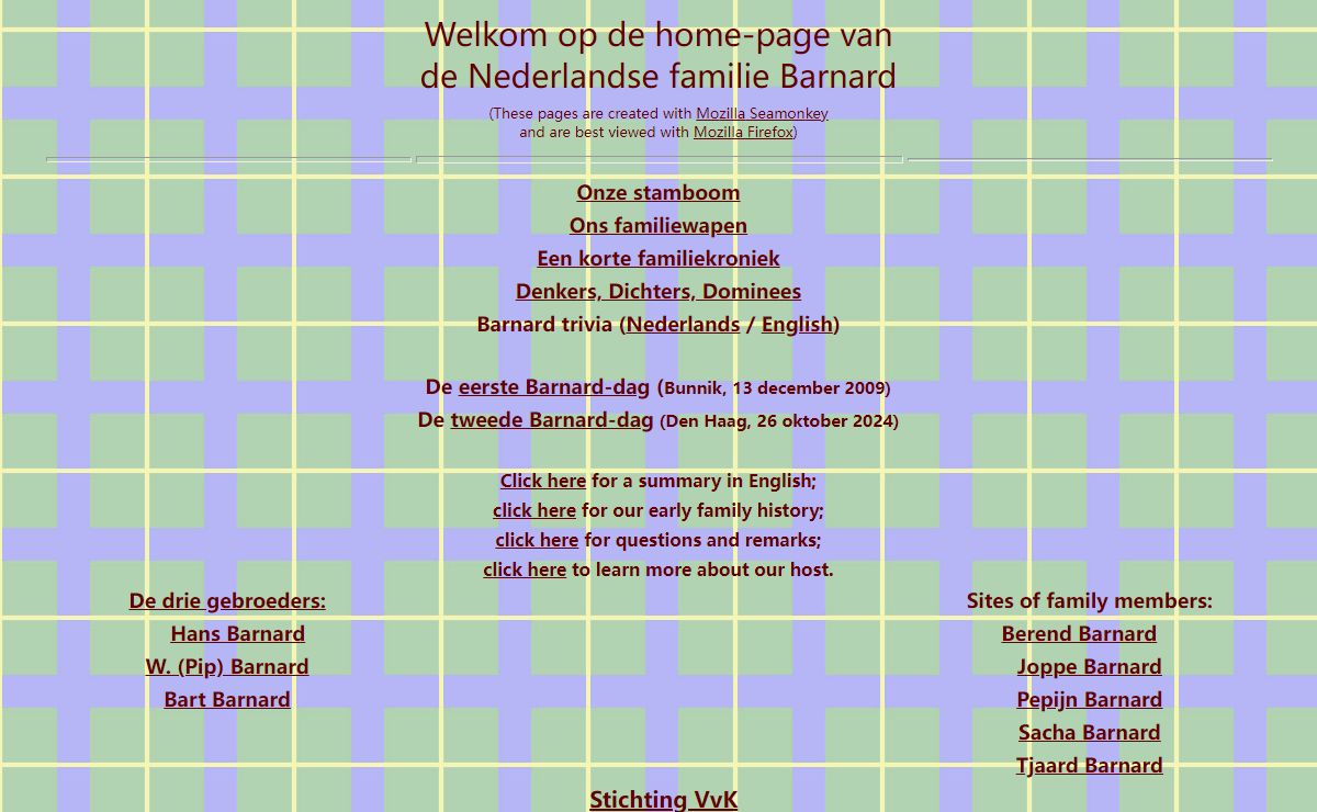 De Barnard WWWeb-site