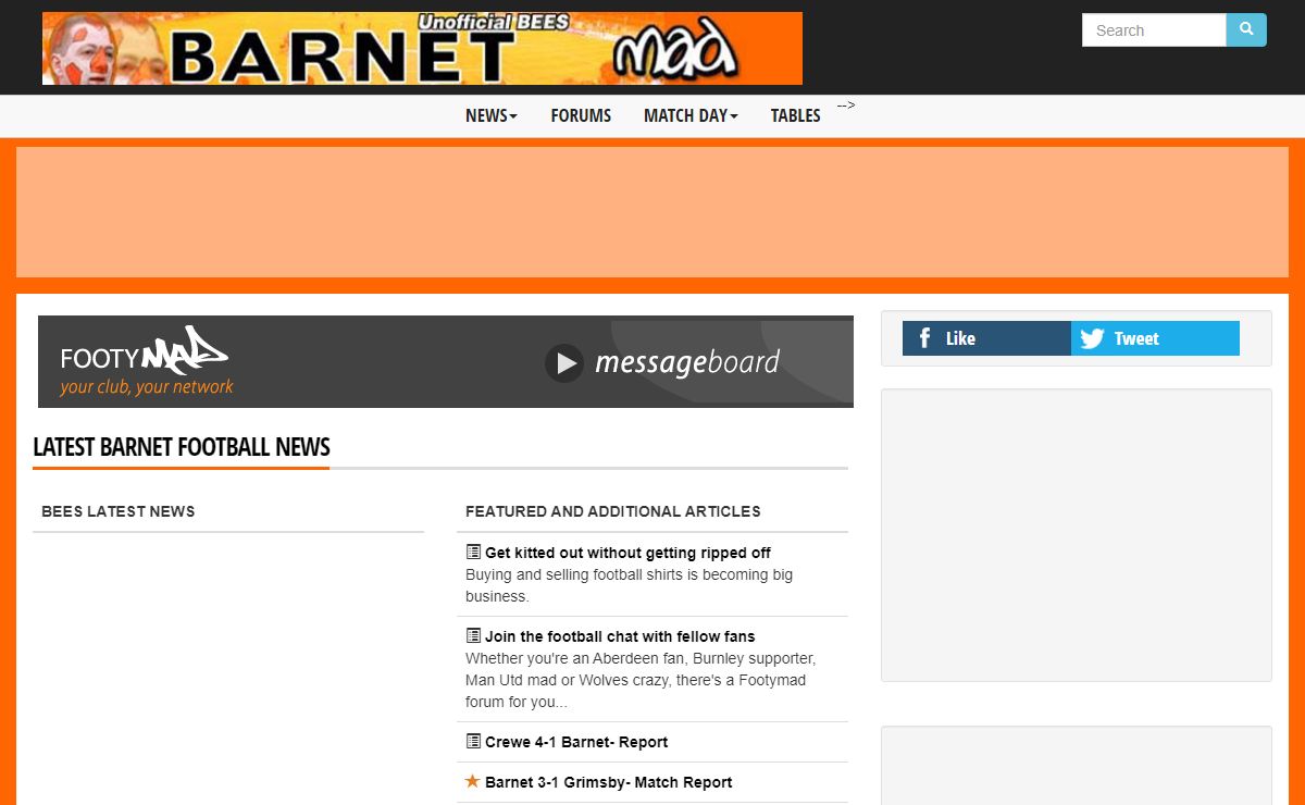 Barnet News - Black and Amber