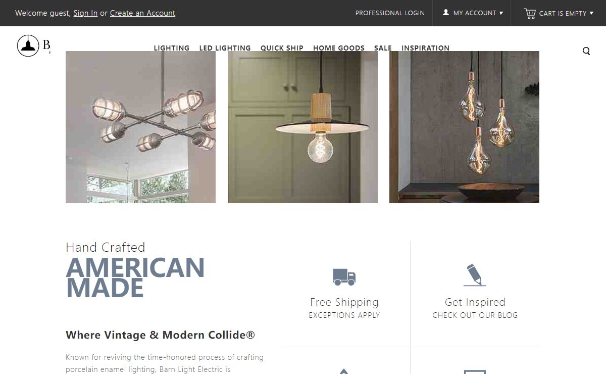 Barn Light Electric | An American lighting manufacturer