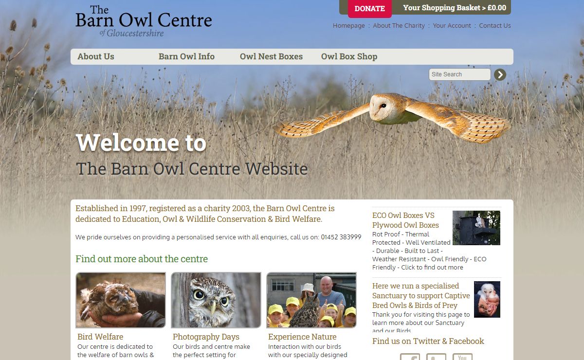 The Barn Owl Centre - Home - The Barn Owl Centre is a UK registered Barn Owl charity