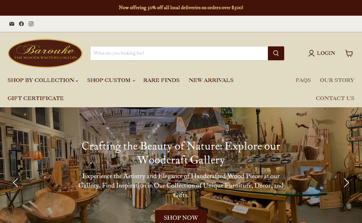 Barouke - The WoodCrafters Gallery I Wilmington, NC 28401