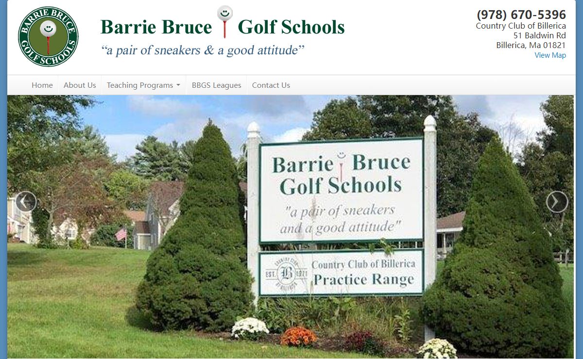 Golf School MA NH - Barrie Bruce Golf Schools BBGS