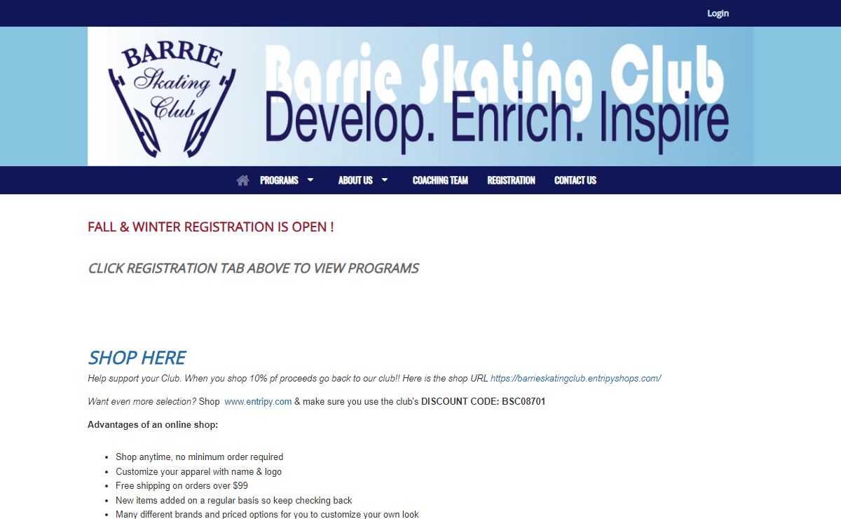 Home Page :: Barrie Skating Club