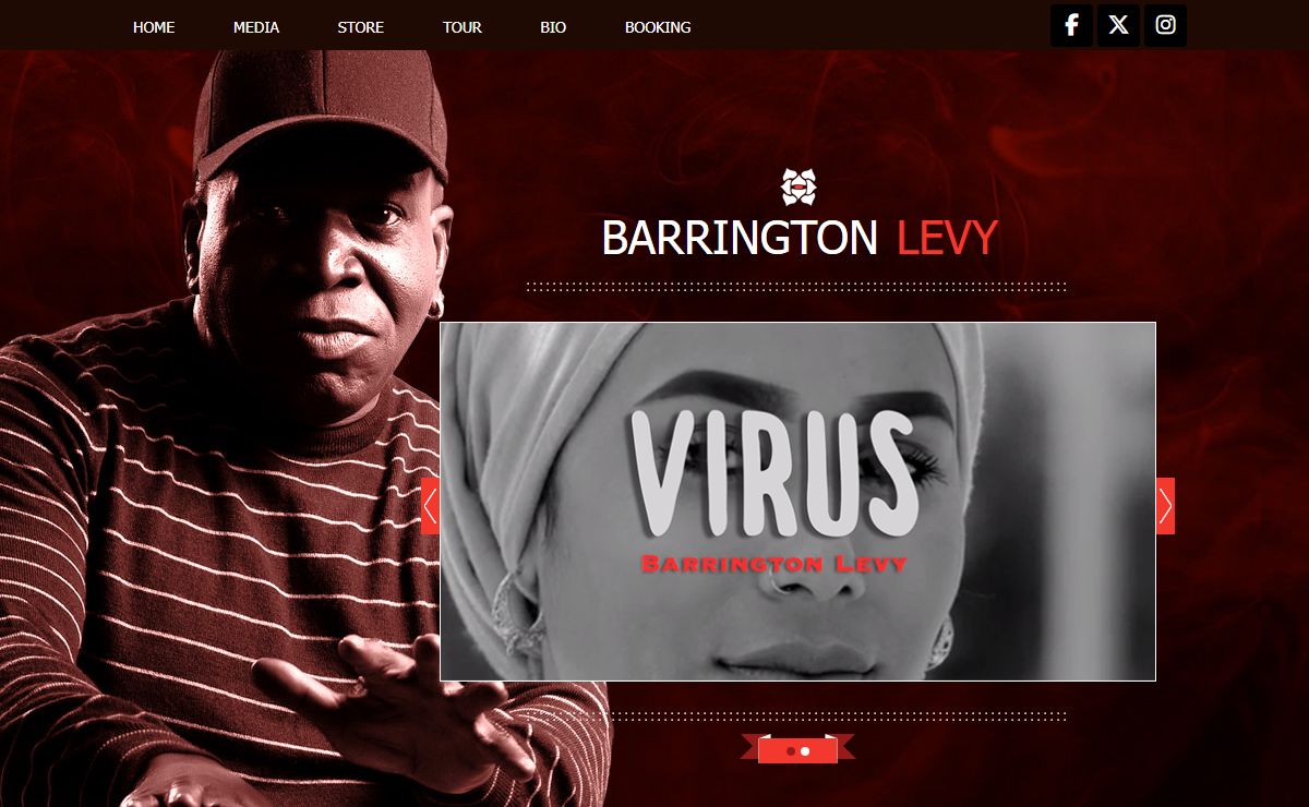 Barrington Levy official website