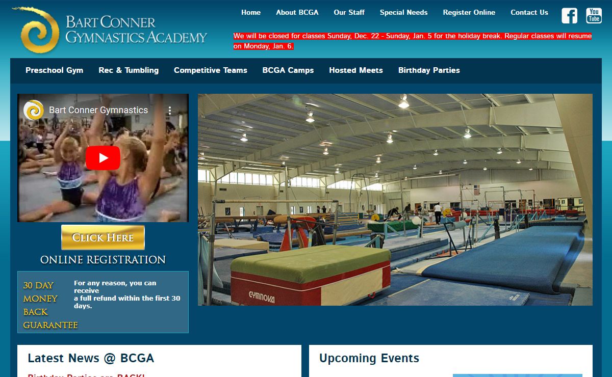 Home | Bart Conner Gymnastics Academy