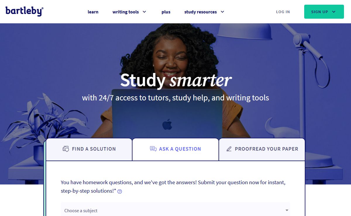 Homework Help and Textbook Solutions | bartleby