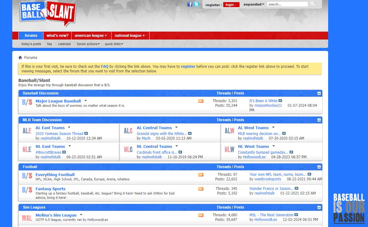 Baseball/Slant | Baseball Forums | MLB Discussion
