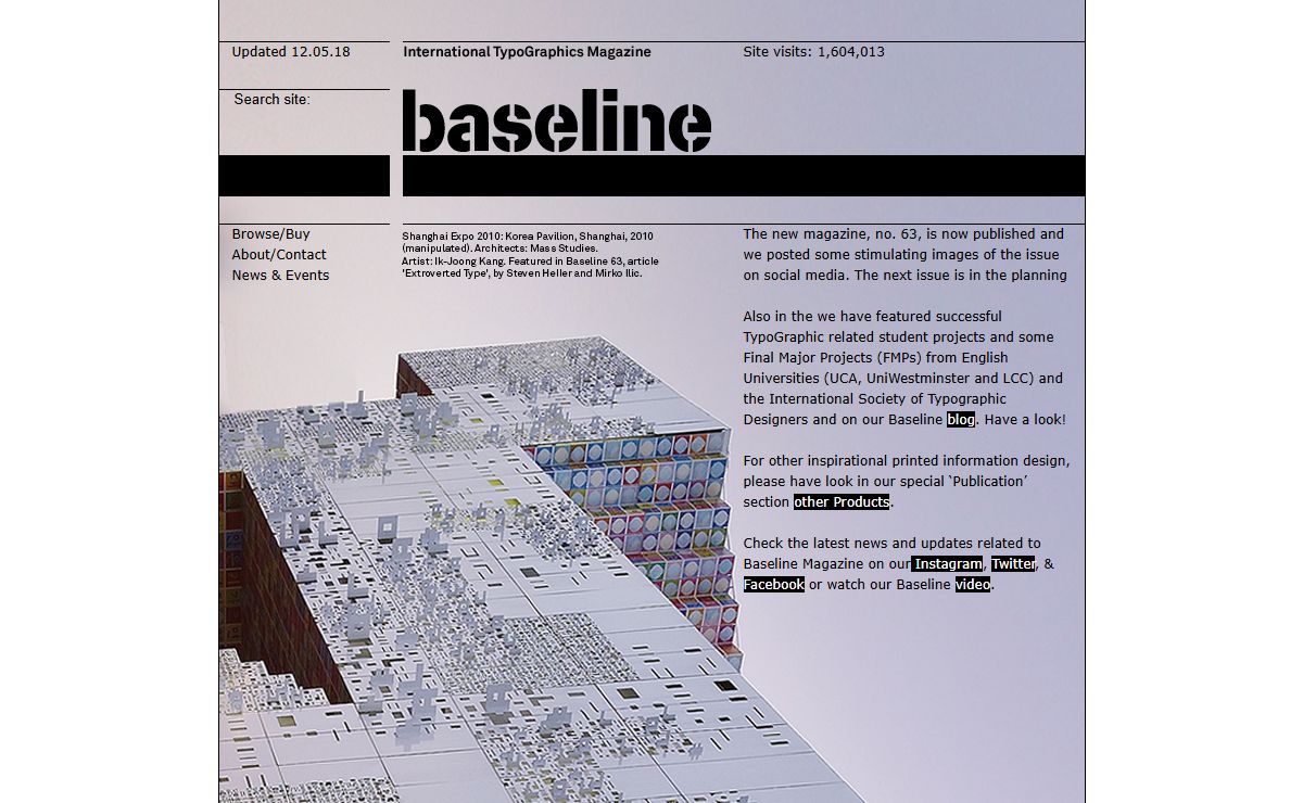 Welcome to Baseline Magazine