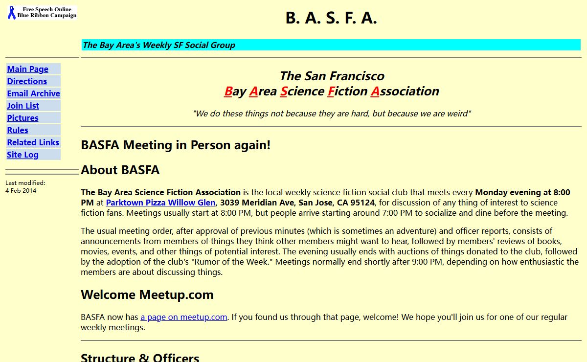 BASFA: Main Page