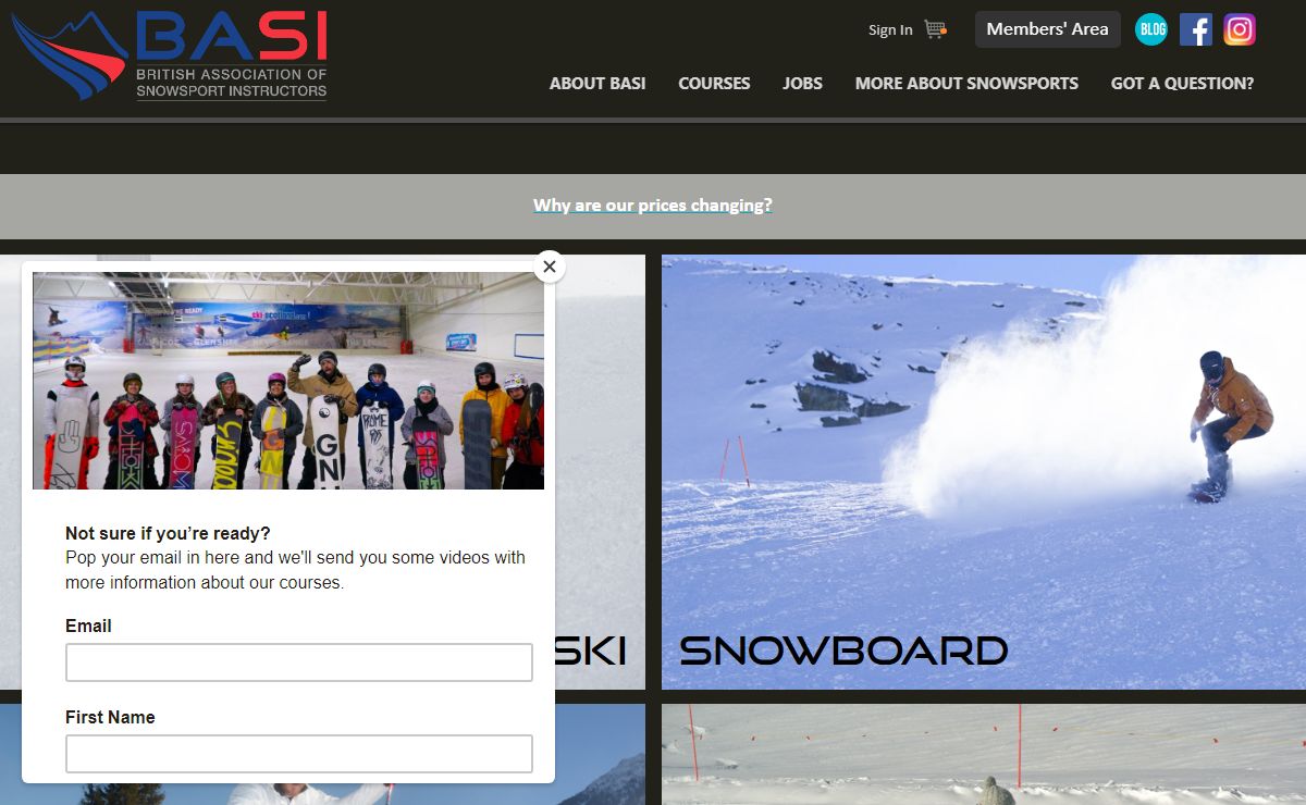 BASI - Become a ski or snowboard Instructor