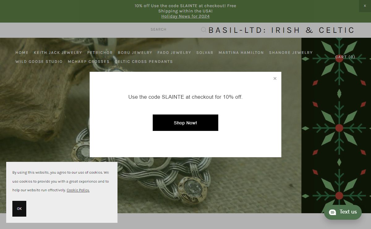 Basil-Ltd: Irish & Celtic
