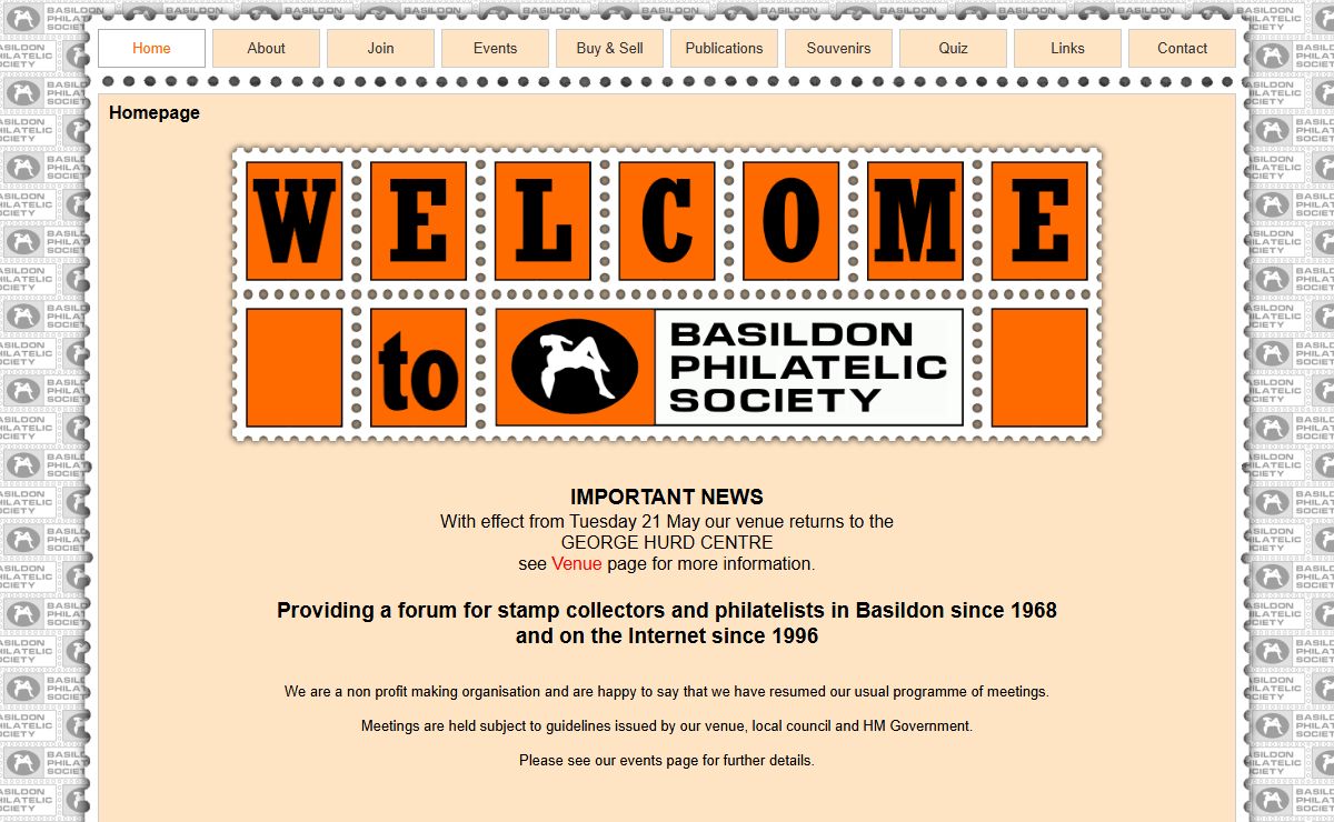 Home - Basildon Philatelic Society