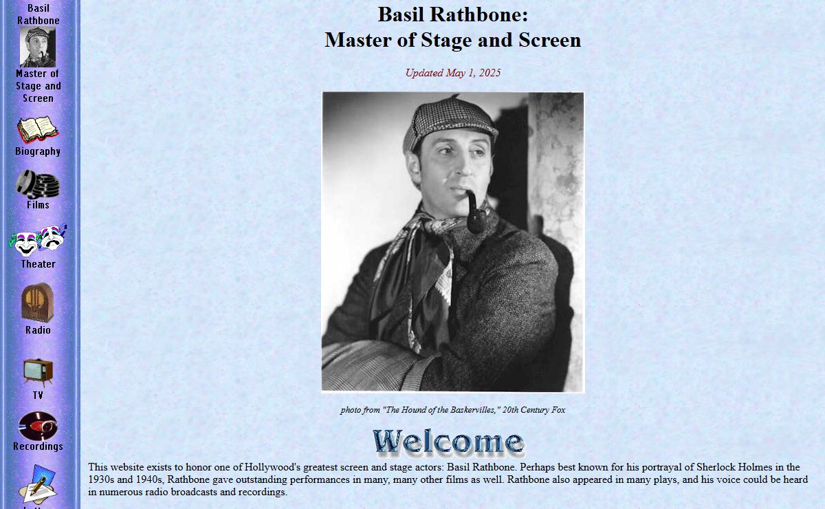 Basil Rathbone: Master of Stage and Screen