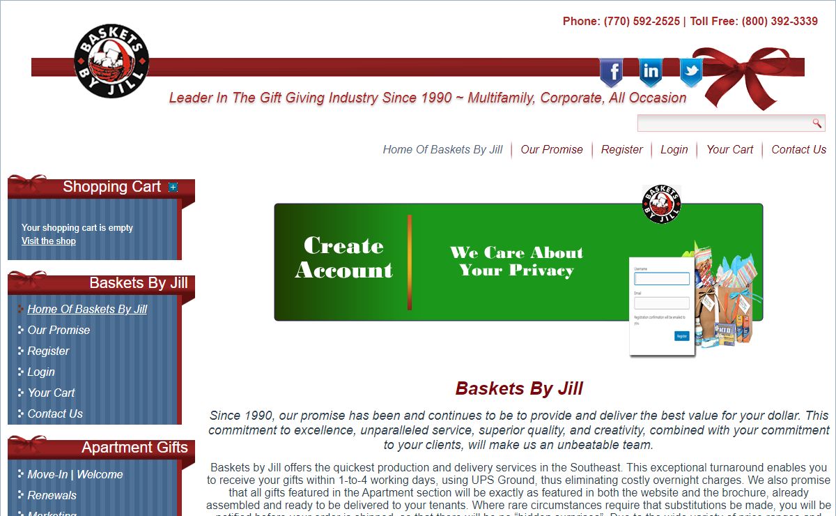 Leader In The Gift Giving Industry Since 1990 ~ Multifamily, Corporate, All Occasion