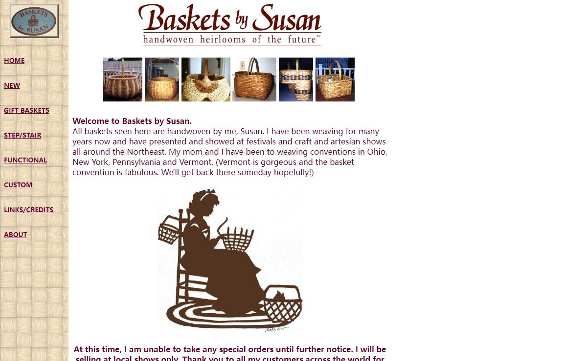 Handwoven Baskets by Susan