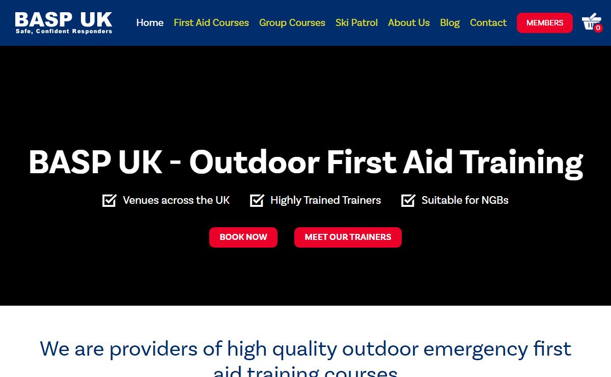 BASP UK - Outdoor First Aid Training & Courses
