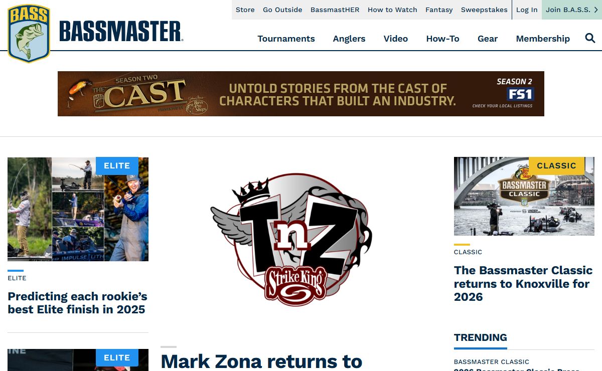 Homepage - Bassmaster
