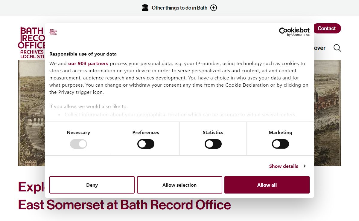 Bath Record Office | Explore the history of Bath & North East Somerset at Bath Record Office