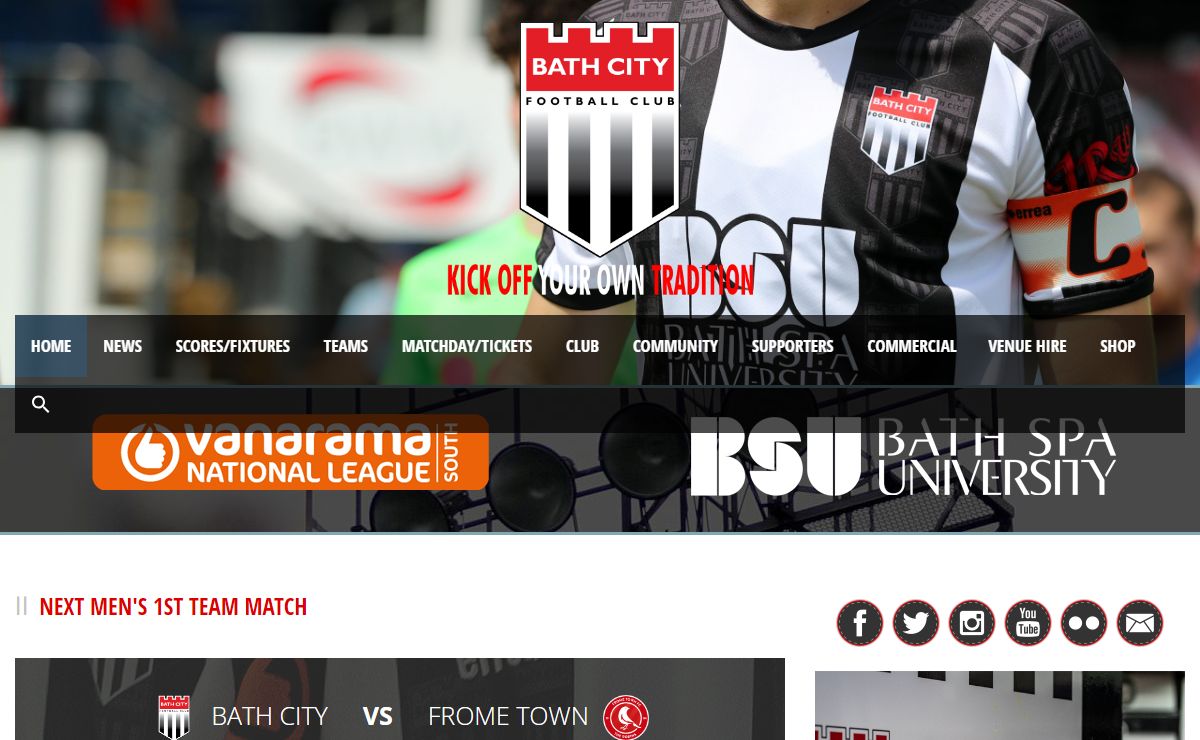 Bath City FC Homepage - Bath City FC