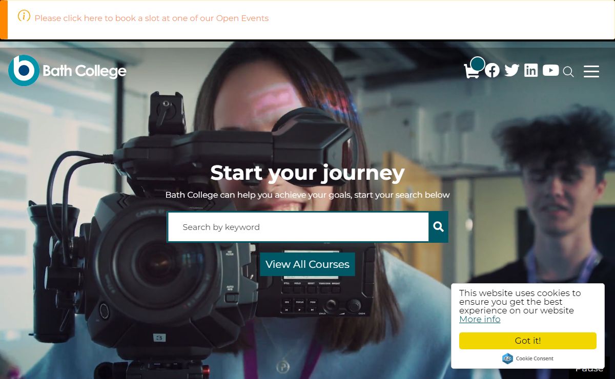 Start your journey | Bath College