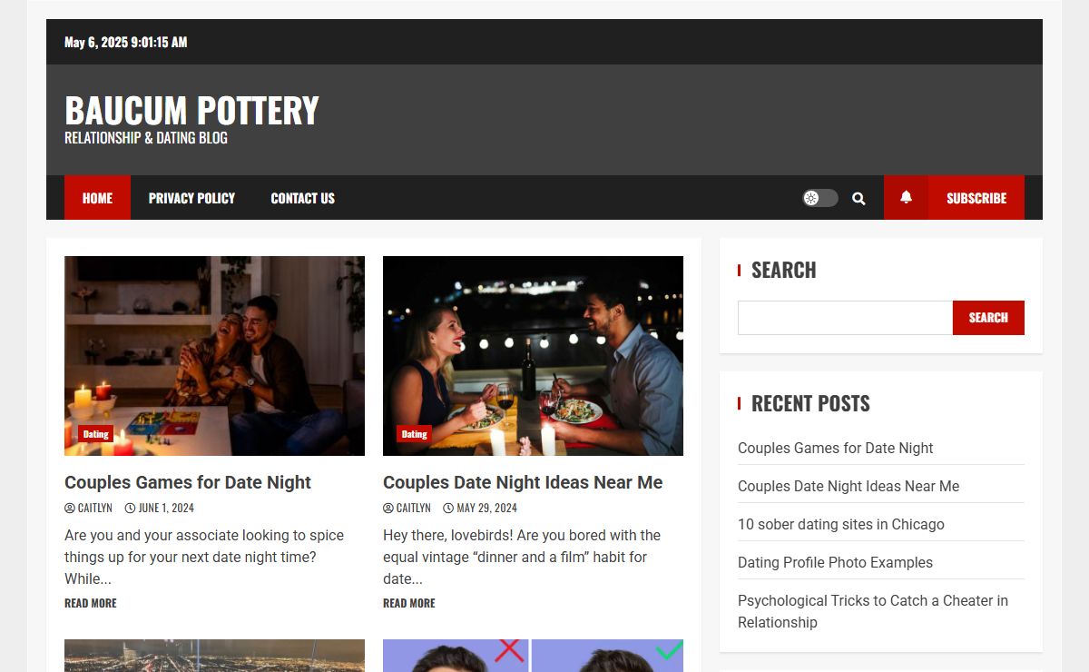 Baucum Pottery – Relationship & Dating Blog