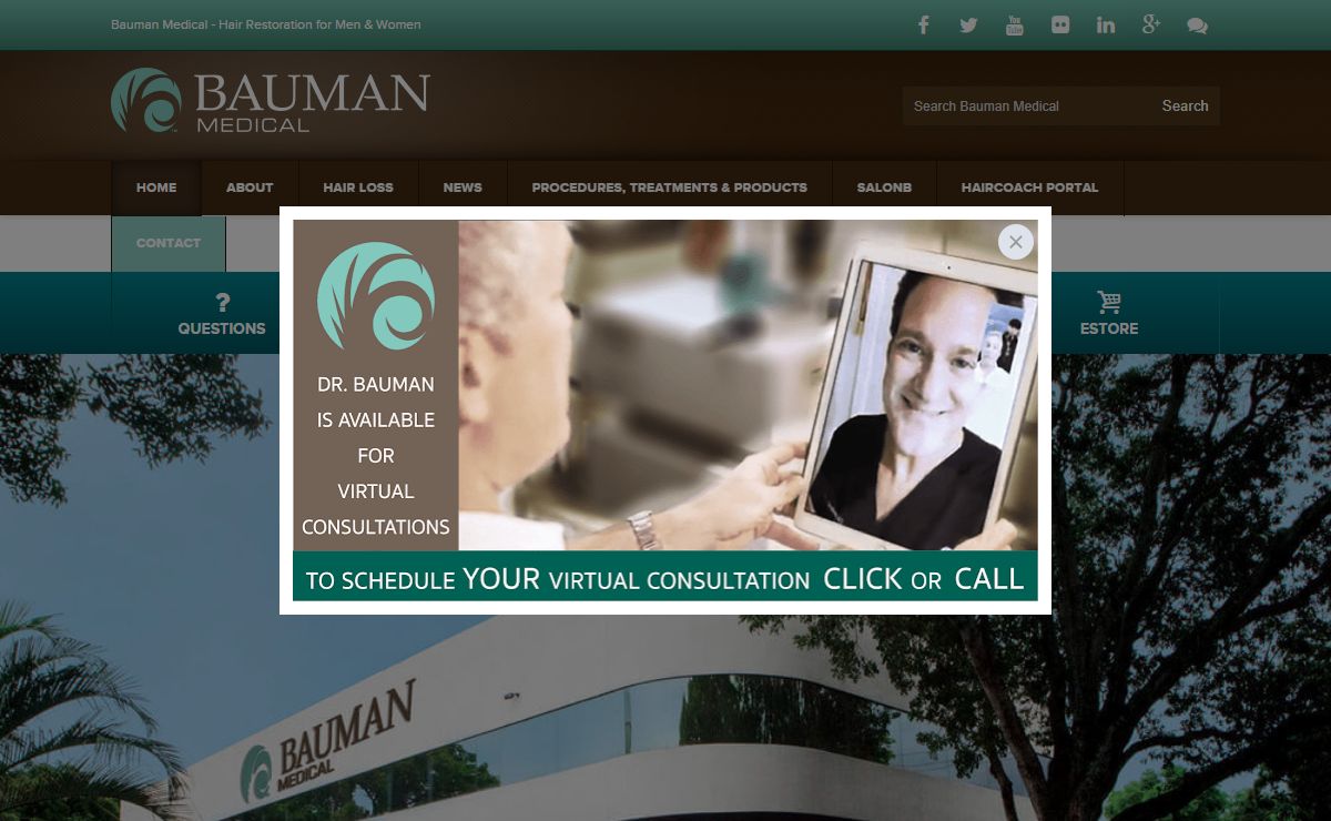 Hair Loss Treatment Center | Boca Raton, FL | Dr. Bauman