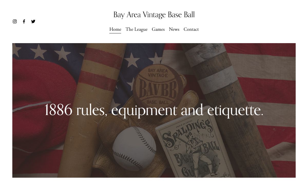 Bay Area Vintage Base Ball