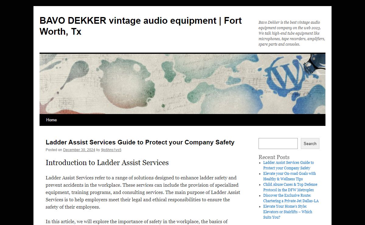 BAVO DEKKER vintage audio equipment | Fort Worth, TxBAVO DEKKER vintage audio equipment | Fort Worth, Tx | Bavo Dekker is the best vintage audio equipment company on the web 2023. We talk high-end tube equipment like microphones, tape recorders, amplifiers, spare parts and consoles.