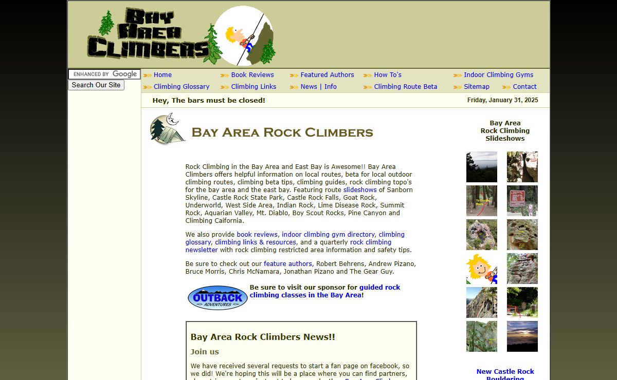 Bay Area Rock Climbers | Bay Area - Castle Rock State Park, Sanborn Skyline, East Bay, - Mt. Diablo, California
