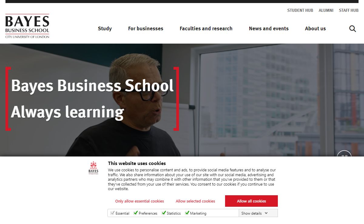 Welcome to Bayes Business School London | Bayes Business School