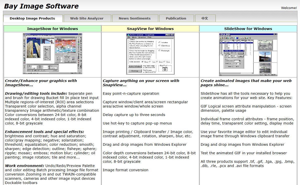 Welcome to Bay Image Software