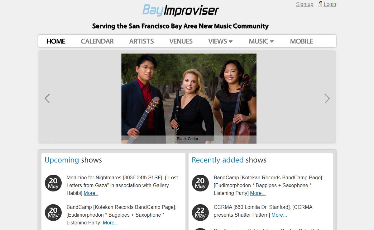 Bay Improviser Home