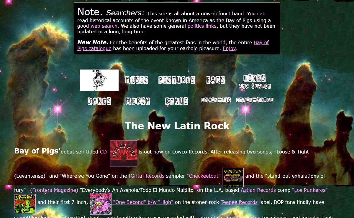 Bay of Pigs, the Latin Rock band from New York