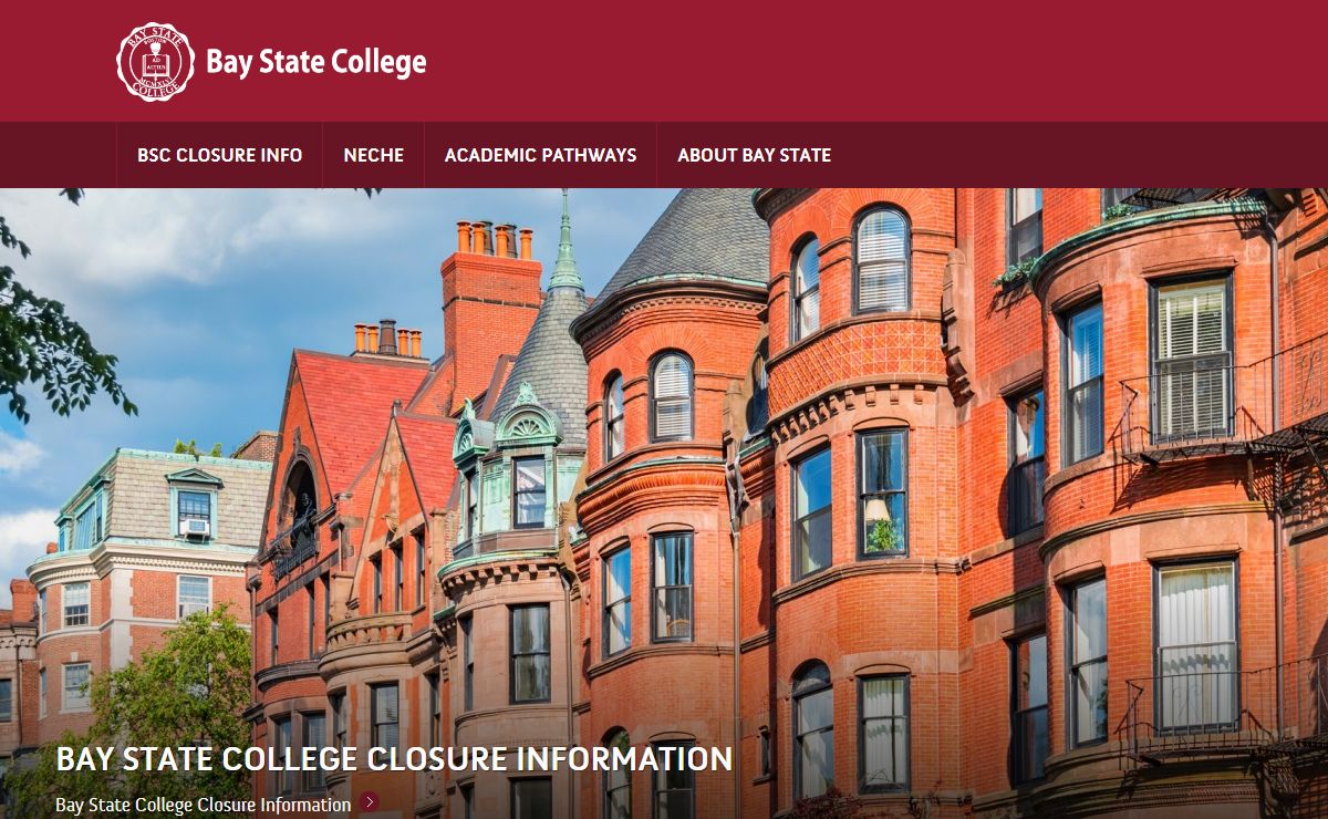 Bachelor + Associate Degrees · Bay State College