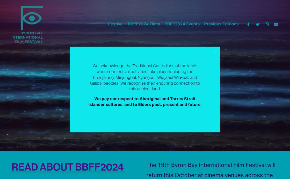 Byron Bay International Film Festival | BBFF2024 | 2024 Edition