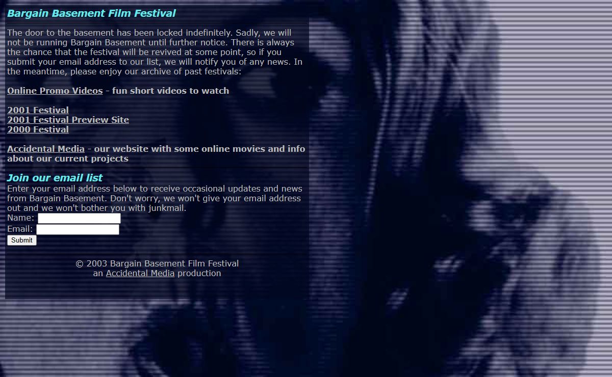 Bargain Basement Film Festival