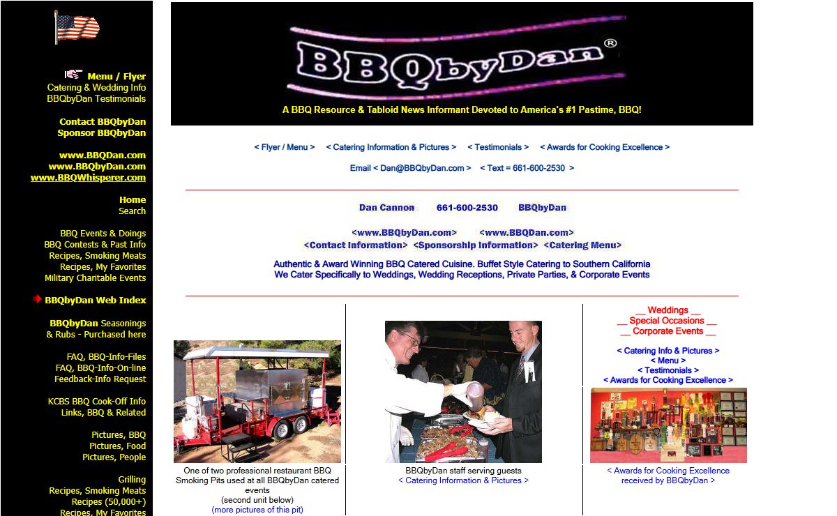 A BBQ Resource & Tabloid News Informant - Catering - Wedding Receptions - Private & Corporate parties - BBQbyDan.com