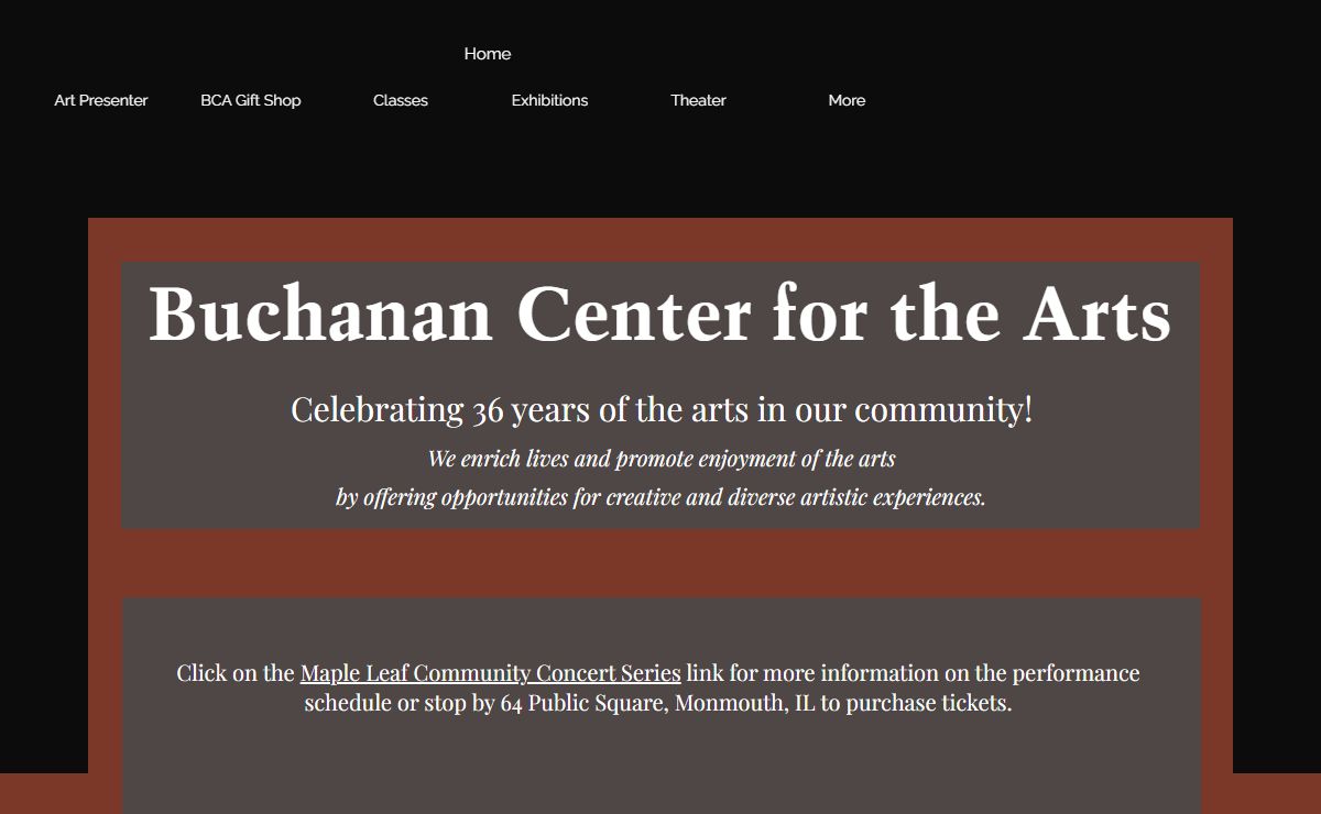 Gallery | Buchanan Center for the Arts | United States