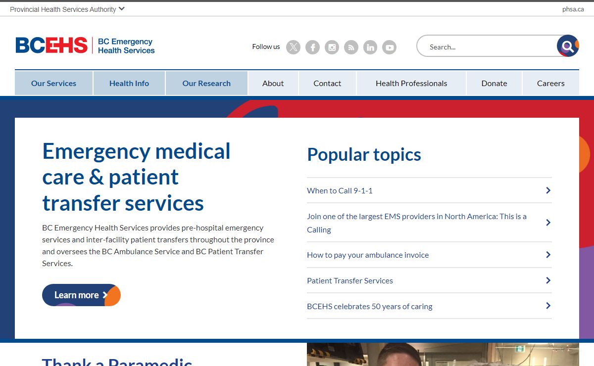 BC Emergency Health Services