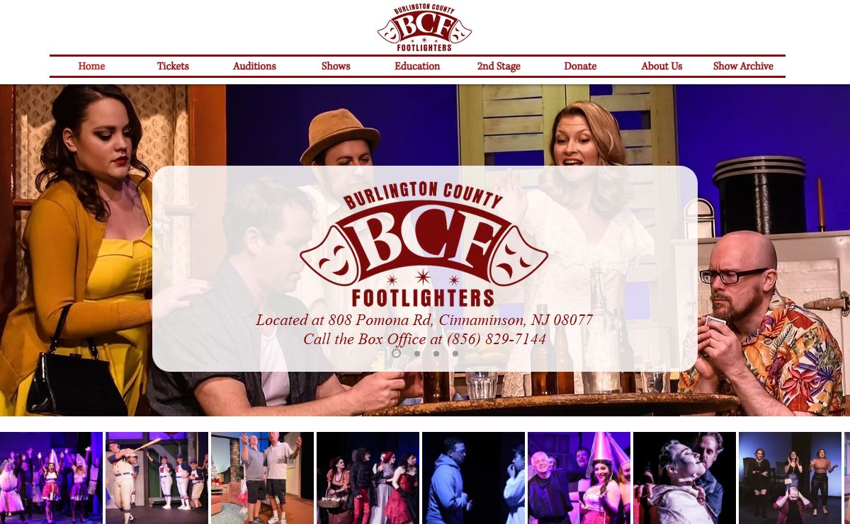 Home | BC Footlighters - Community Theater - 808 Pamono Rd, Cinnaminson NJ
