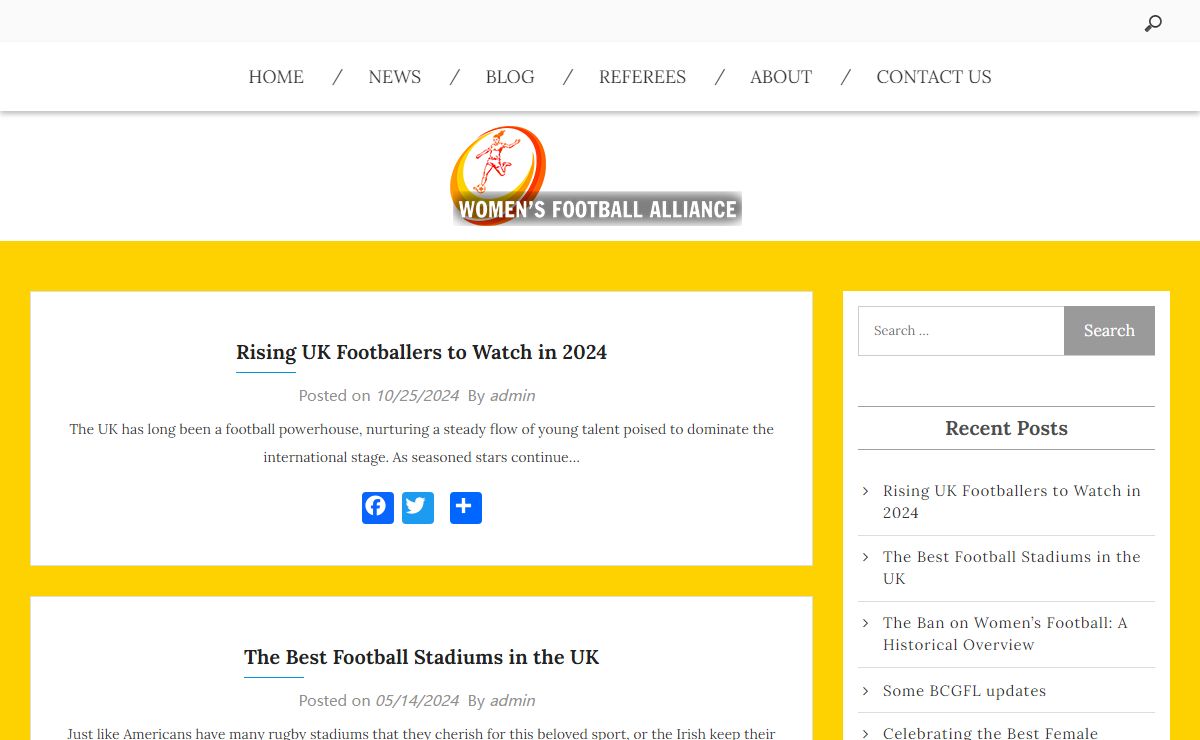Women's Football Alliance UK