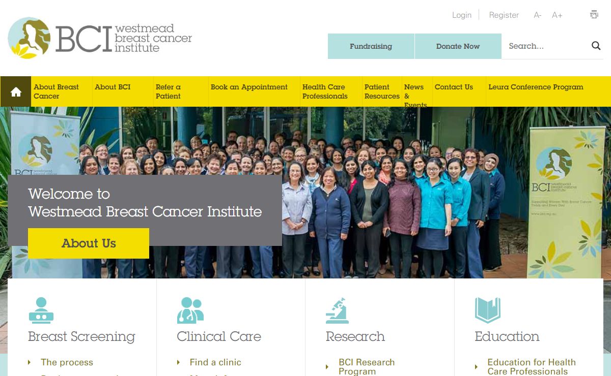 Westmead Breast Cancer Institute Australia | Home Page