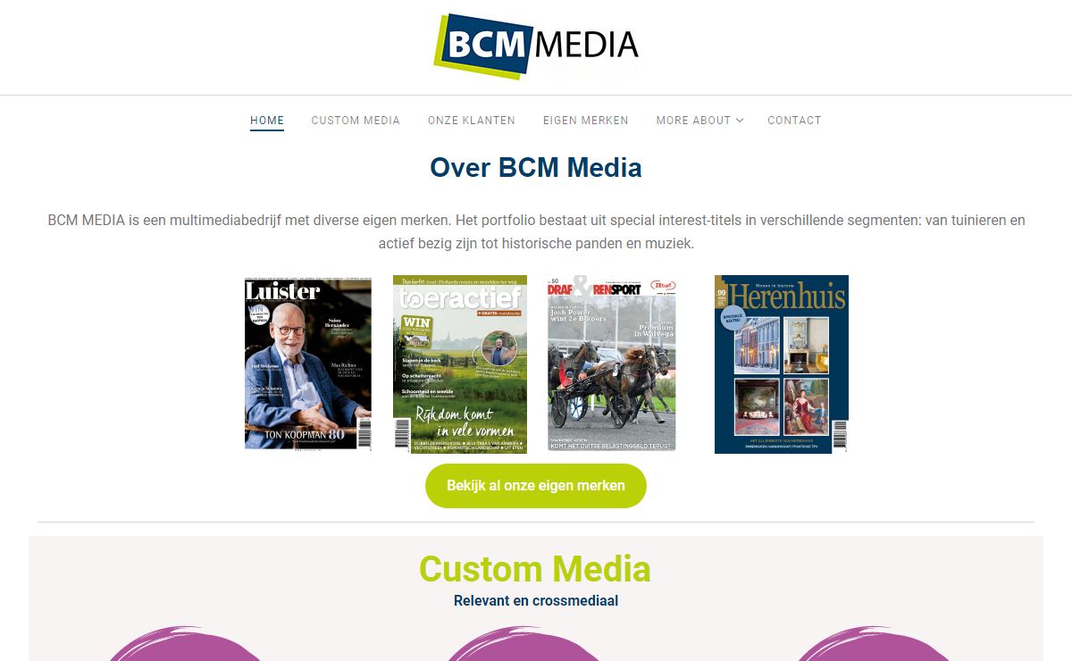 Custom Publishing: van vakblad tot tijdschrift uitgeven - BCM MEDIA