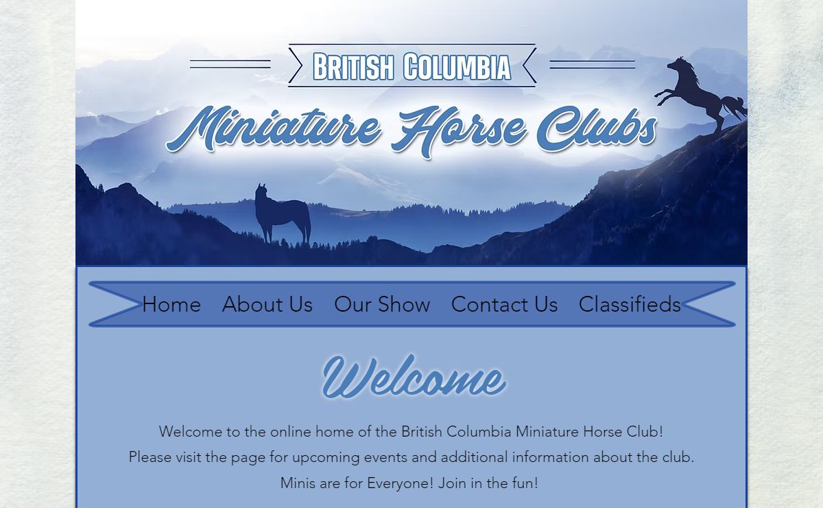 BC Miniature Horse Clubs