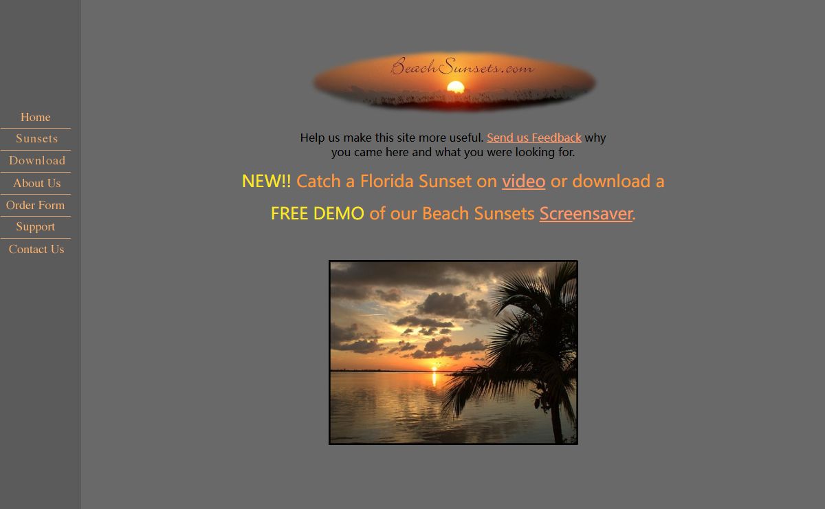 Welcome to Beach Sunsets .com.  Our Beach Sunsets Screensaver has some of the Most Beautiful Beach Sunsets in the World!