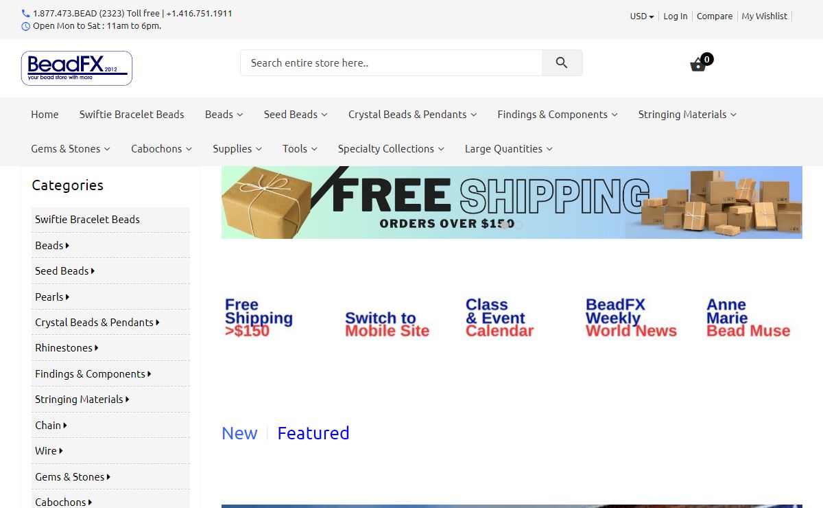 BeadFX - THE Bead Store for seed beads and beading supplies Toronto